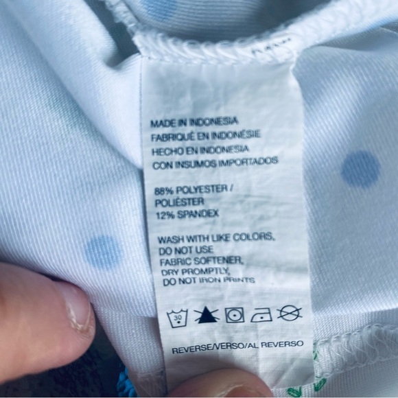 Izod Golf Polo Collar Novelty Tee + Ball Print Dry Fit Lightweight Performance - Picture 3 of 11